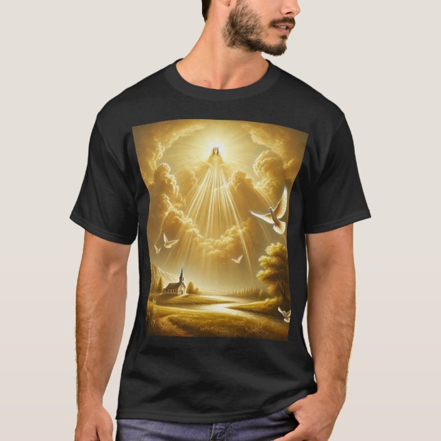 "Divine inspiration: Art and Spirituality" T Shirt (Framsida)