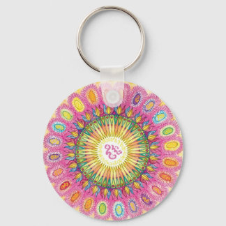 Divine Integration Mandala 4 Keychain Nyckelring
