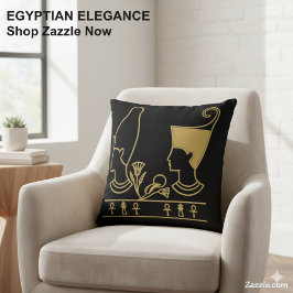 Divine Isis & Osiris Royal Art Kudde