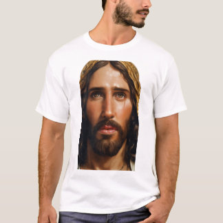 Divine Jesus Porträtt T Shirt