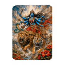 Divine Kali Chariot Magnet