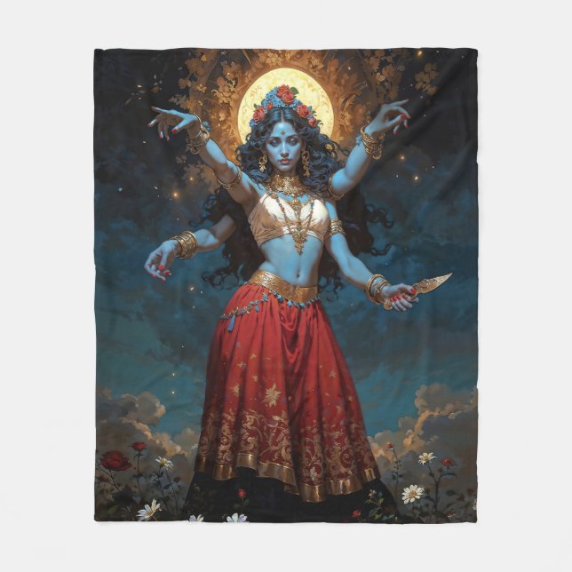Divine Kali Fleecefilt (Framsidan)
