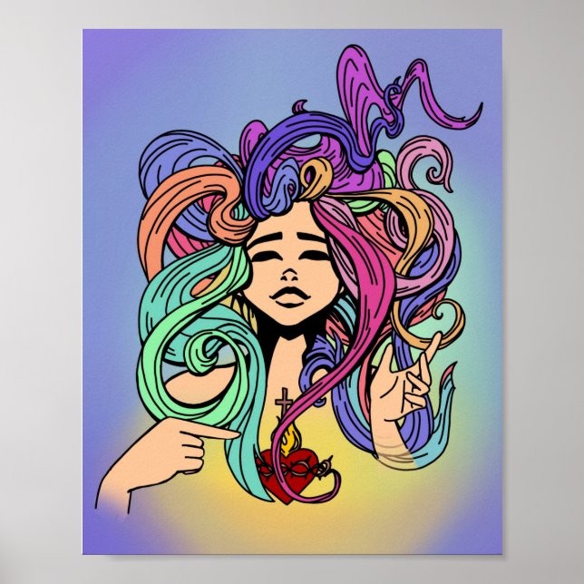 Divine kärlek poster (Framsidan)