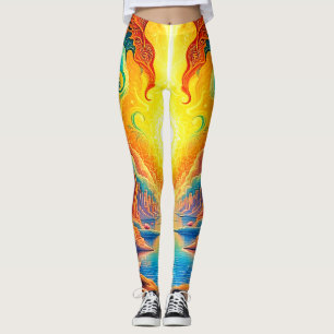 Divine Light City Awakening Leggings