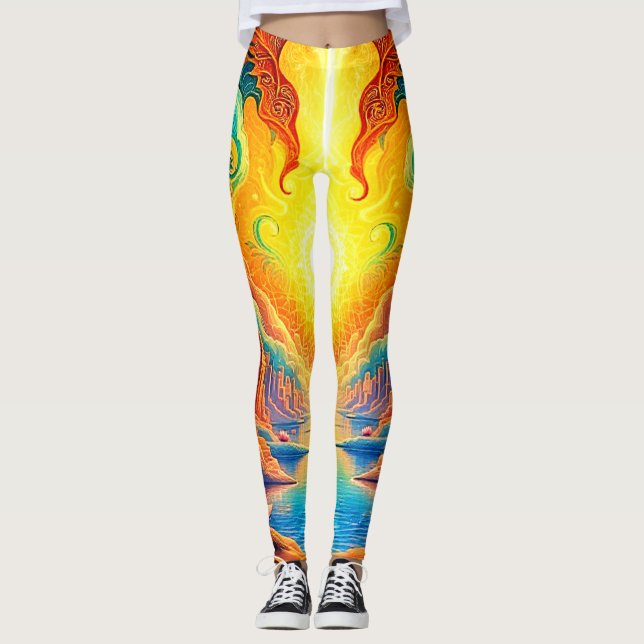 Divine Light City Awakening Leggings (Framsida)