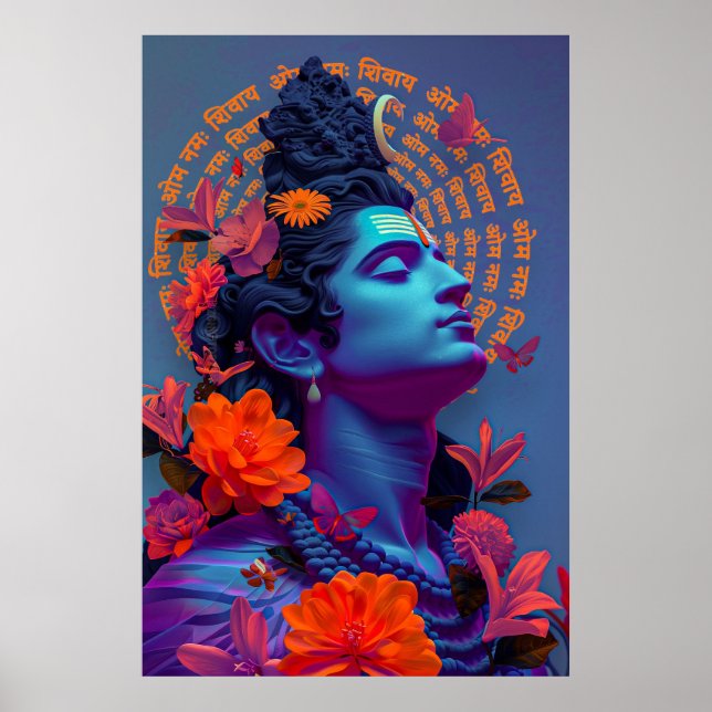Divine Lord Shiva Poster (Framsidan)