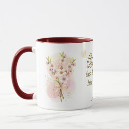 Divine Love Mug: 'Romans 5:5 Bible Verse Design Mugg
