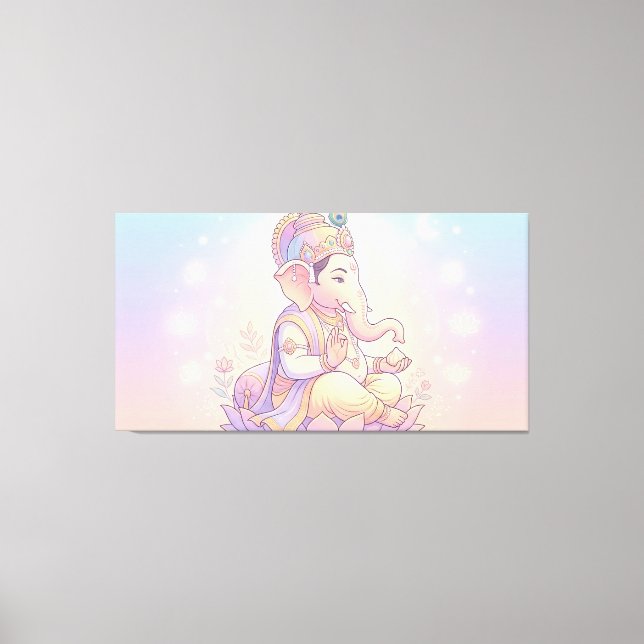 Divine Lugna Ganesha Canvastryck (Framsida)