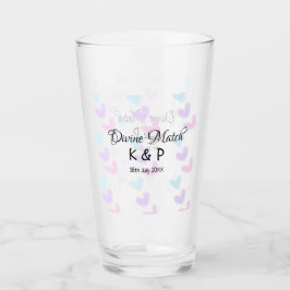 Divine match add par namn brev mönster glaskopp