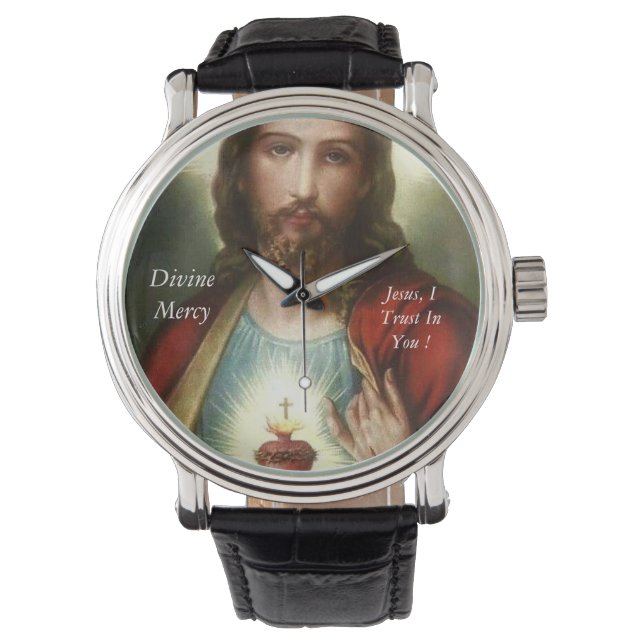 Divine Mercy Armbandsur (Framsida)