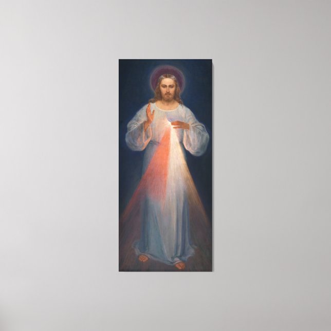 Divine Mercy av Kazimierowski Eugene Canvastryck (Framsida)