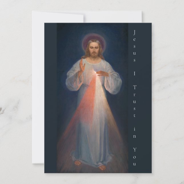 Divine Mercy av Kazimierowski Eugene Inbjudningar (Framsida)
