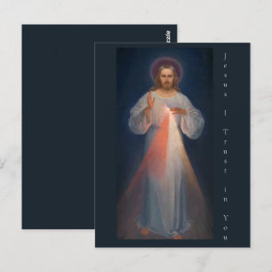 Divine Mercy av Kazimierowski Eugene Vykort