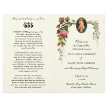 Divine Mercy Catholique Mass Bröllopsprogram