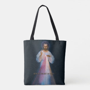 Divine Mercy Devotion original Vilnius Image. Tygkasse