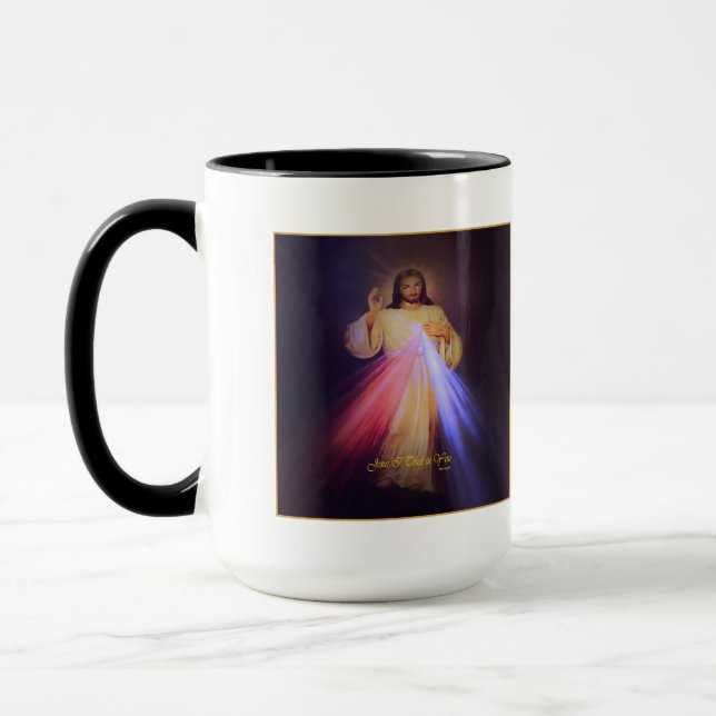 Divine Mercy Guld Mugg (Vänster)