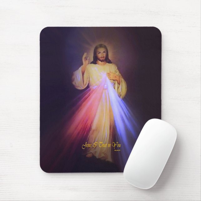 Divine Mercy Guld Musmatta (Med mus)
