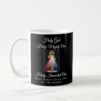Divine Mercy Heliga God Heliga Mighty One Prayer C Kaffemugg