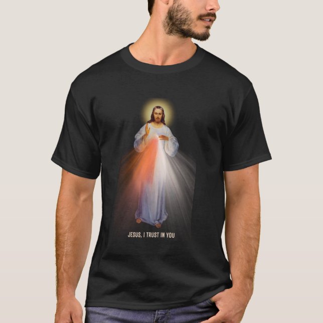 Divine Mercy Image Vilnius T Shirt (Framsida)