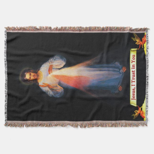 Divine Mercy Jesus Faustina 2020 Filt (Framsidan)