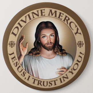 DIVINE MERCY JESUS, JAG FÖRSÖKER I DIG! DEVOTIONEL KNAPP