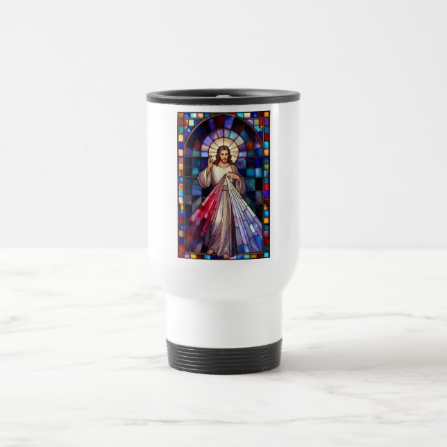 Divine Mercy Jesus Travel Mug Resemugg (Center)