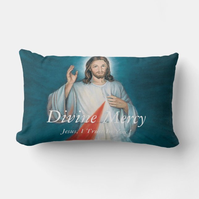 Divine Mercy Lumbarkudde (Framsida)
