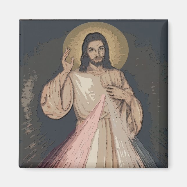 Divine Mercy Magnet (Framsidan)