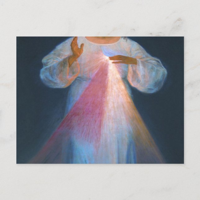 Divine Mercy Original av Kazimirowski Vykort (Framsida)