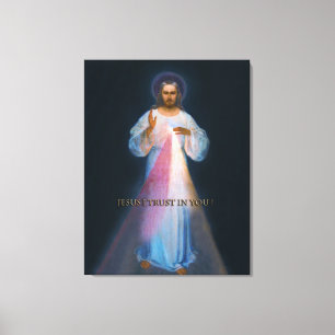 Divine Mercy Original Vilnius Image Canvastryck