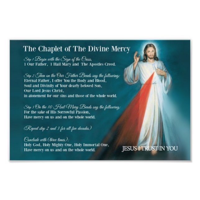 Divine Mercy Poster (Framsidan)