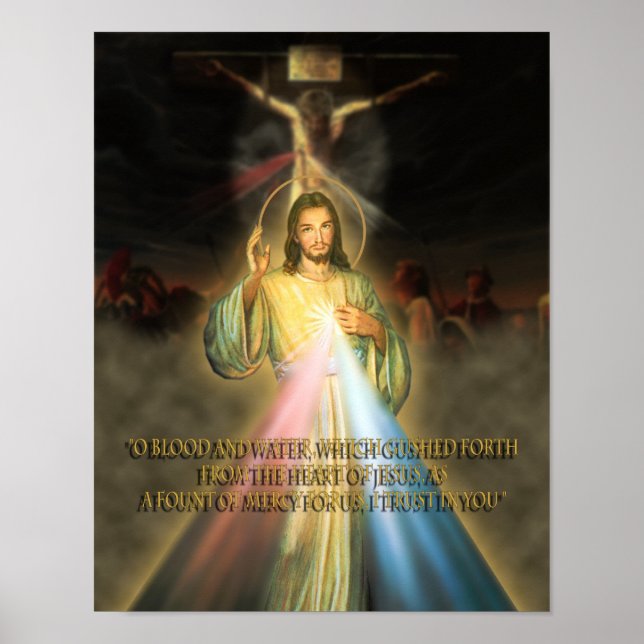 Divine Mercy Prayer Poster (Framsidan)