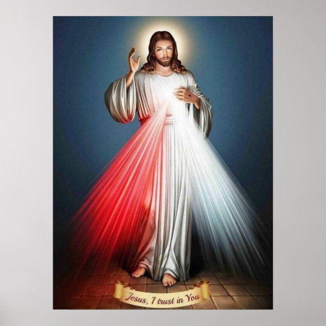 Divine Mercy Print, Value Poster Pappert (Framsidan)