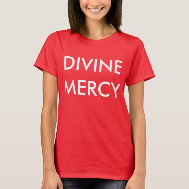 Divine Mercy T Shirt (Framsida)