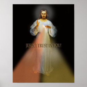 Divine Mercy Vilnius Devotional Image. Poster