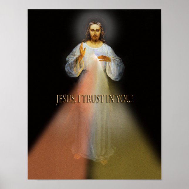 Divine Mercy Vilnius Devotional Image. Poster (Framsidan)