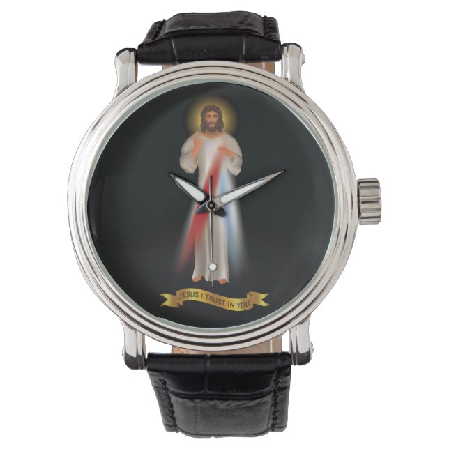 Divine Mercy Watch Armbandsur (Framsida)