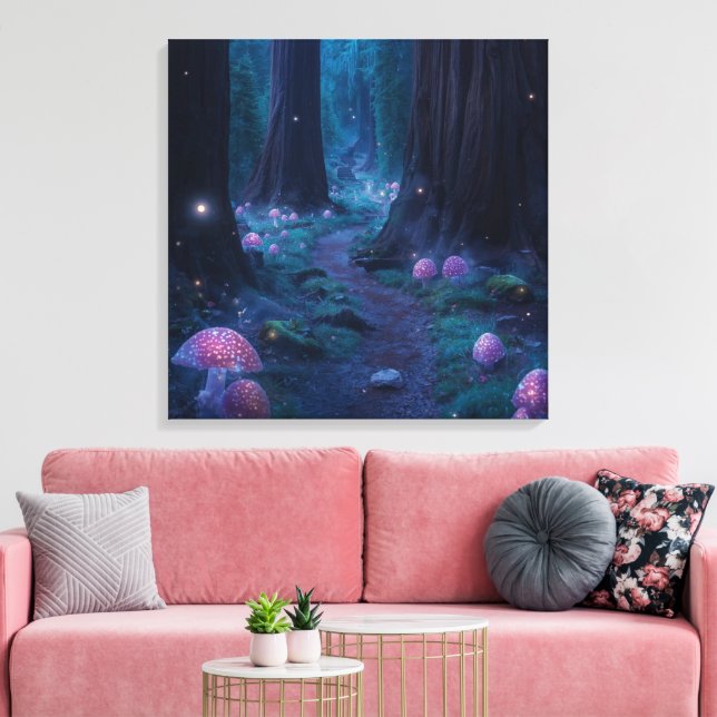 Divine Path Wall Art – Spiritual Journey Landscape Canvastryck (Insitu (Vardagsrum))