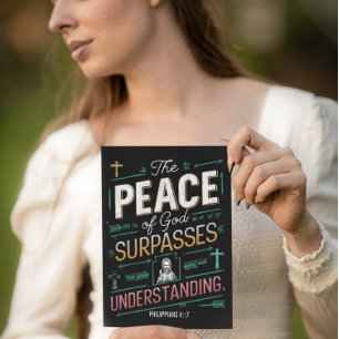 Divine Peace Graphic Vykort