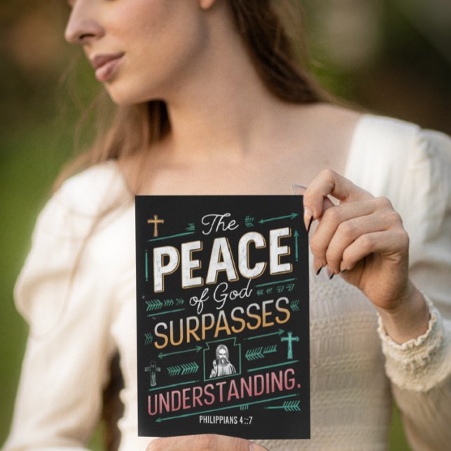 Divine Peace Graphic Vykort (Skapare uppladdad)