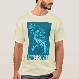 Divine Power Design Anime Workout - Energy Fitness T Shirt