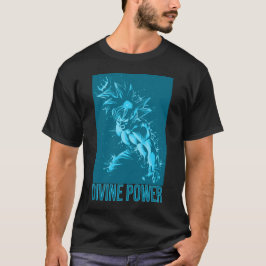 Divine Power Design Anime Workout - Energy Fitness T Shirt
