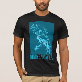 Divine Power Design Anime Workout - Energy Fitness T Shirt