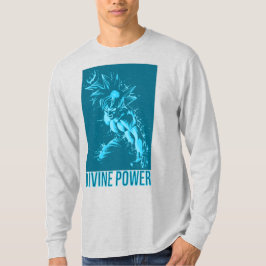 Divine Power Design Anime Workout - Energy Fitness T Shirt