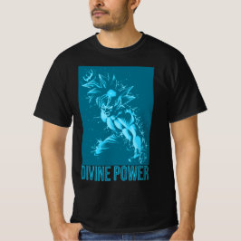 Divine Power Design Anime Workout - Energy Fitness T Shirt