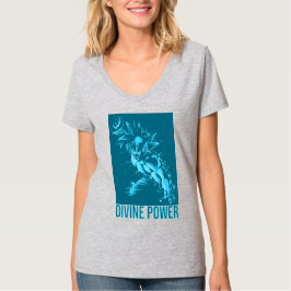 Divine Power Design Anime Workout - Energy Fitness T Shirt