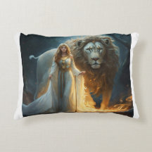 Divine Protectors: Lejon och Guardian Angel Pillow