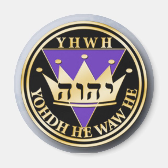 DIVINE SEAL guld magnet (Framsidan)