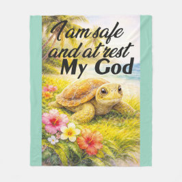 Divine Serenity Turtle Fleecefilt