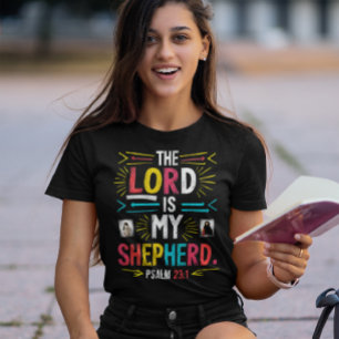 Divine Shepherd: Bible Verse Art T Shirt